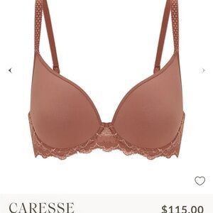 Simone Perele Caresse 3D Plunge Bra - coco